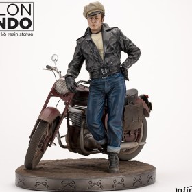 Marlon Brando with Triumph Thunderbird Old&Rare 1/6 Resin Statue by Infinite Statue